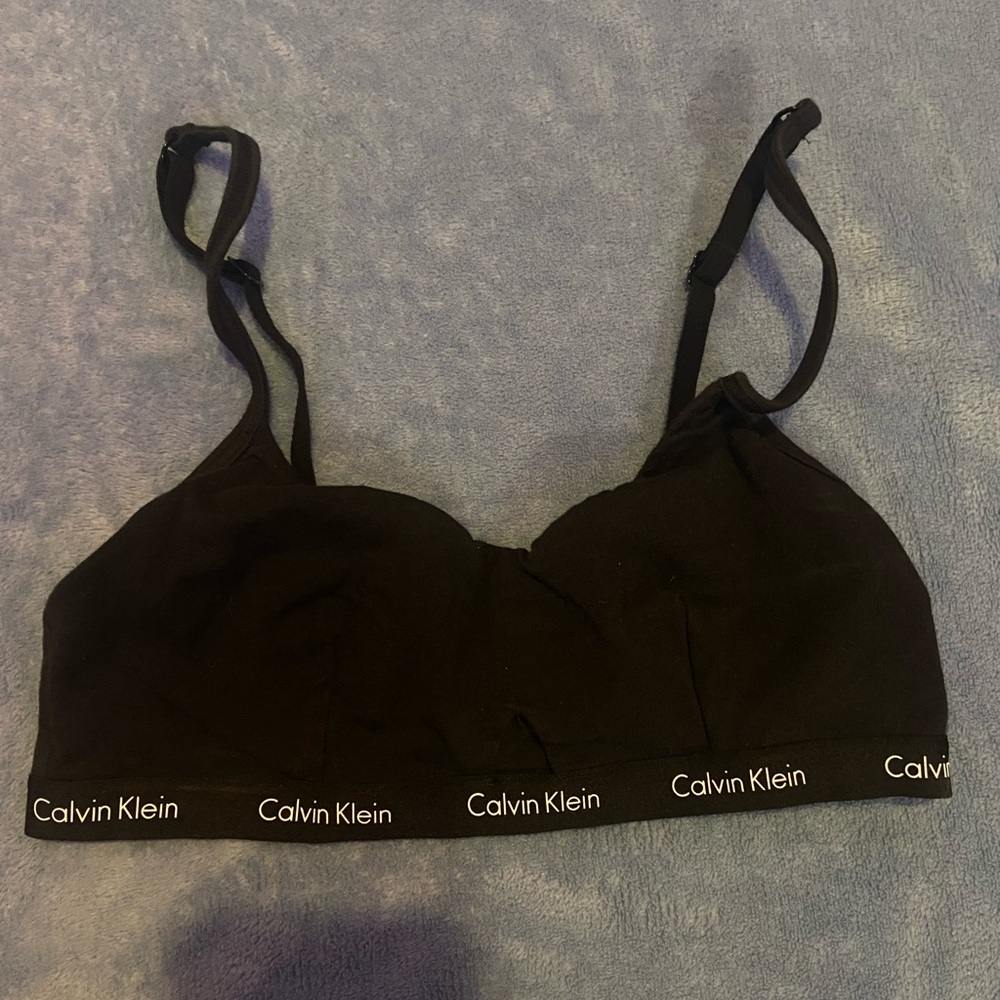 Calvin Klein bralette with keyhole